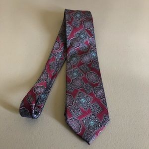 Ermenegildo Zegna 100% Silk Made In Italy Tie - image 1